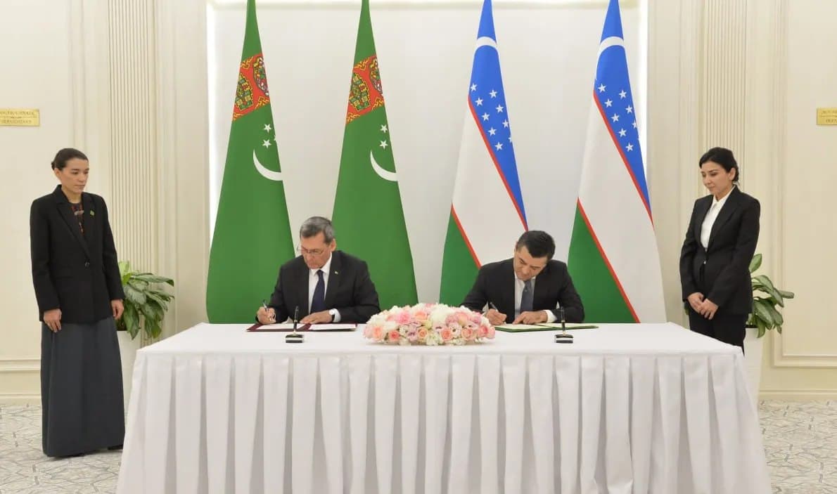 Uzbekistan and Turkmenistan sign cooperation program for 2025–2026