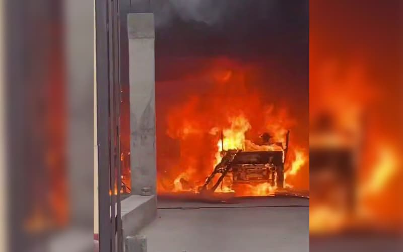Андижонда автомобилларга техник хизмат кўрсатиш шохобчасидаги ёнғинда бир киши ҳалок бўлди