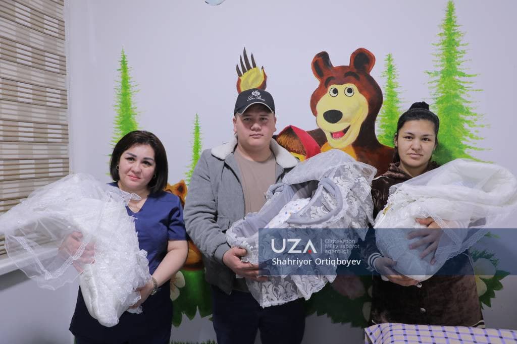 Sirdaryoda uch egizak tug‘ildi