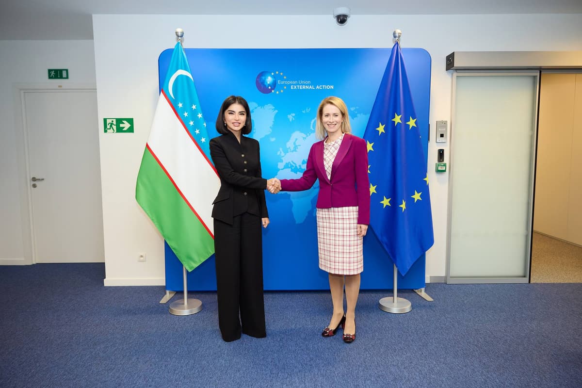 Saida Mirziyoyeva meets European Commission Vice President Kaja Kallas