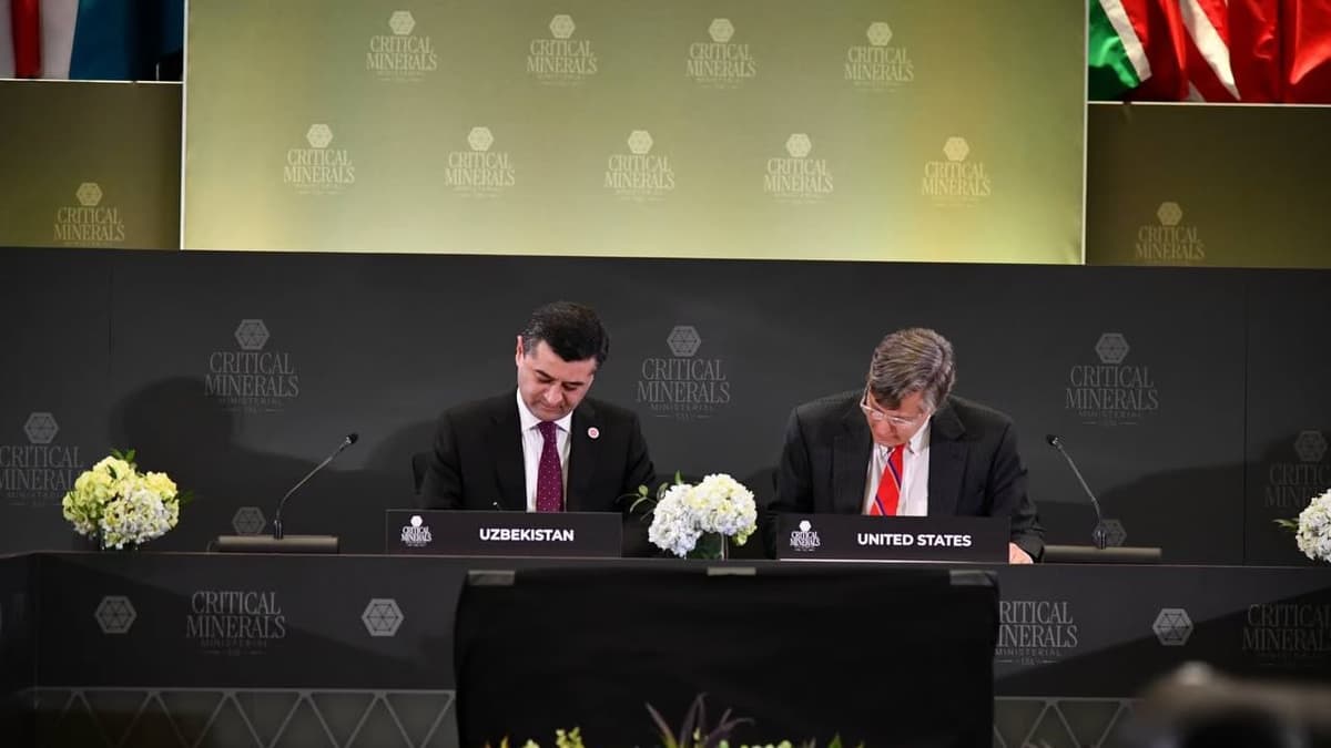 Uzbekistan, US formalize cooperation on critical minerals supply chains