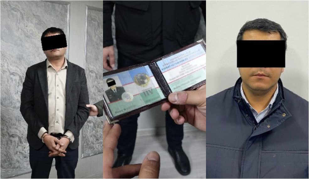 В Ташкенте за взятку задержаны два оперативных сотрудника ГУВД