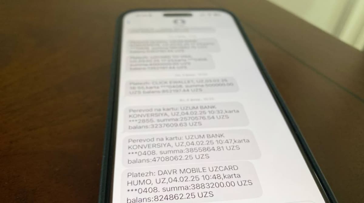 SMS notification service prices in UZCARD system to double starting March 1