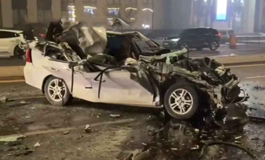 Yashnobodda Lacetti qarama-qarshi yo‘lakka chiqib ketib Nexia-3 bilan to‘qnashdi