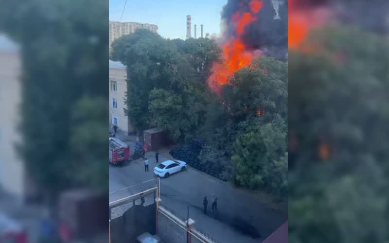 Qushbegidagi quvur ishlab chiqarish sexida yong‘in sodir bo‘ldi