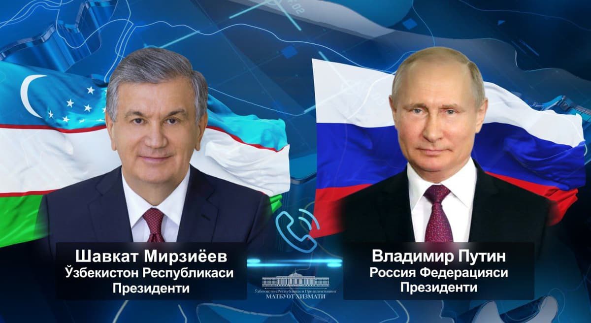 O‘zbekiston va Rossiya yetakchilari telefon orqali muloqot qildi