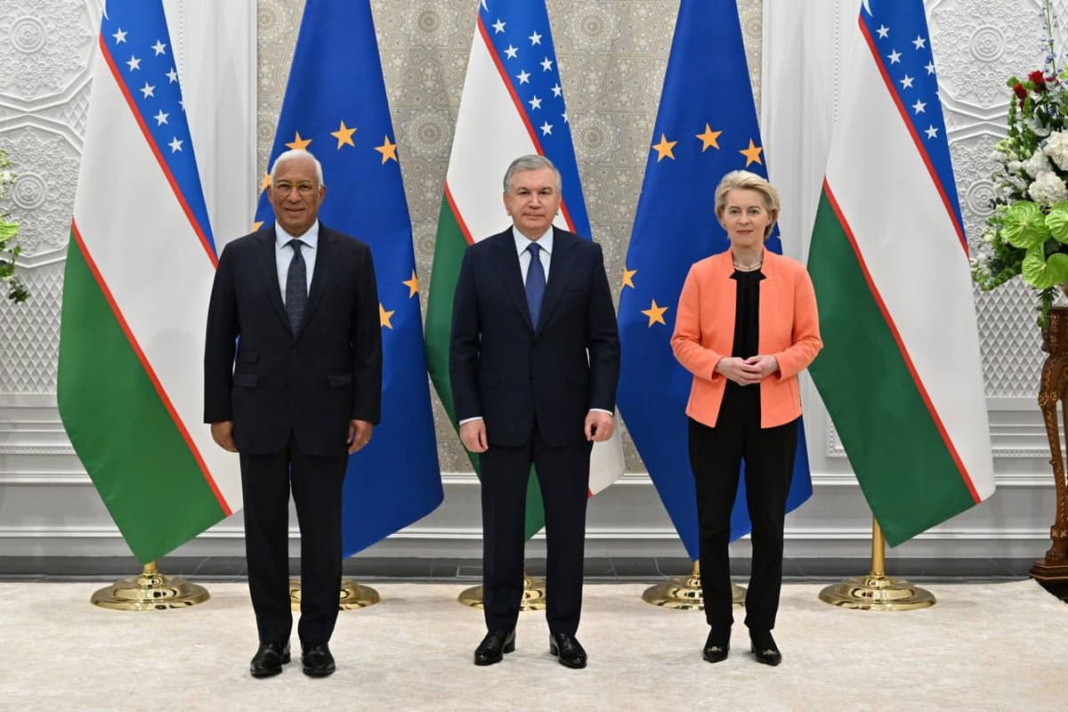 President Mirziyoyev meets EU leaders to discuss strengthening economic cooperation