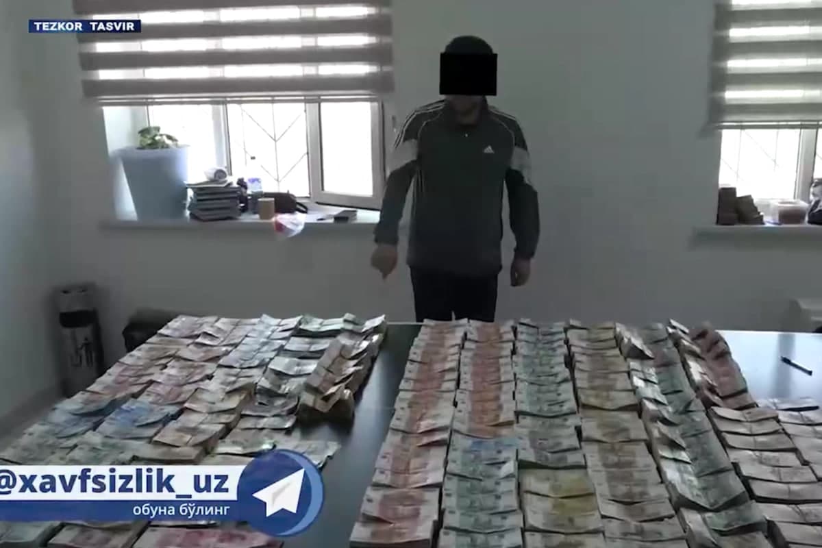 Пресечена попытка вывоза валюты на 5,2 млрд сумов в Таджикистан