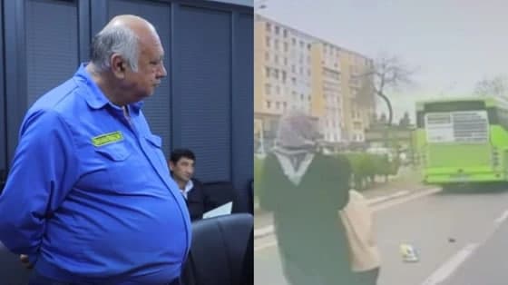 В Ташкенте уволили водителя автобуса после инцидента на пешеходном переходе