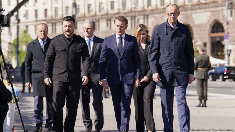 Yevropa yetakchilari Ukrainadagi harbiy harakatlarni muzlatishga chaqirmoqda