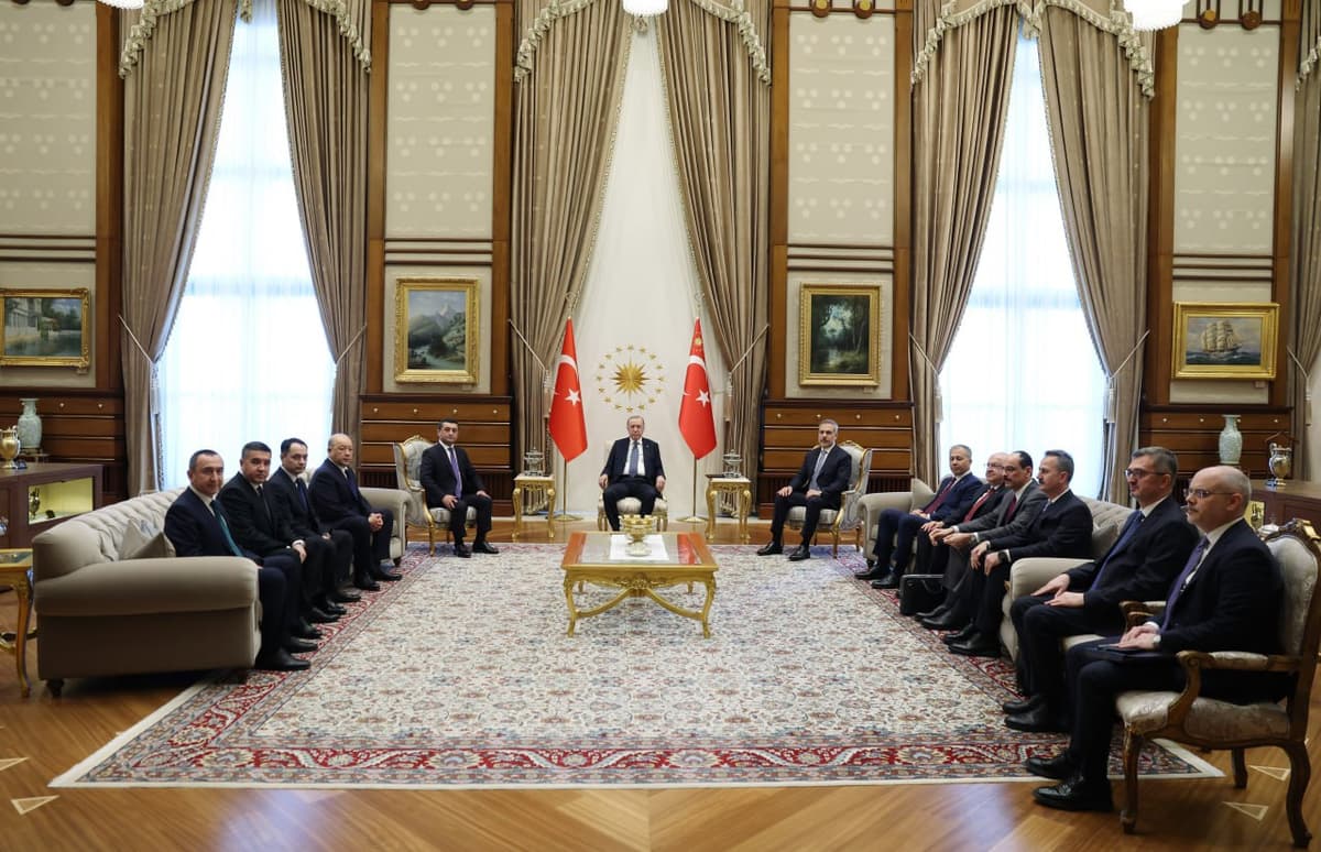 Turkish President receives delegation of Uzbekistan in Ankara