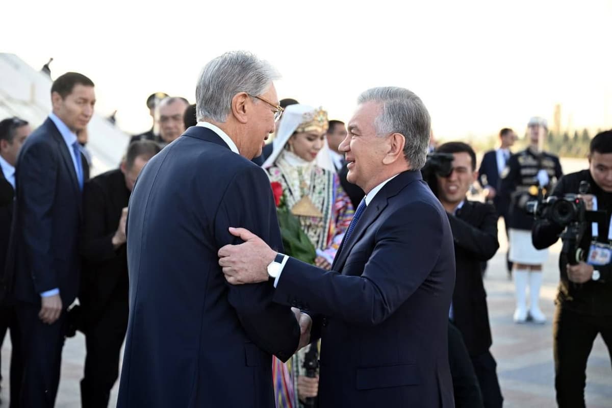 President of Kazakhstan arrives in Uzbekistan on a state visit