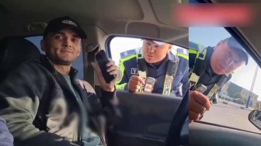 Two men sentenced to administrative arrest for posting video of traffic officer