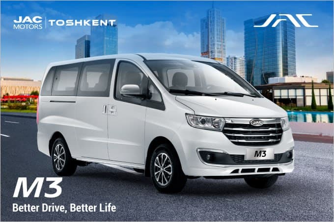 JAC Motors Toshkent JAC M3 модели учун фоизсиз ва жаримасиз қулай бўлиб-бўлиб тўлаш дастурларини ишга туширади