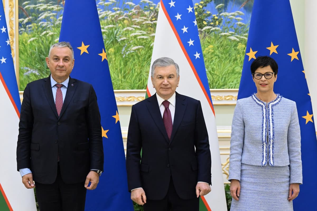 Mirziyoyev, EU delegation review EPCA rollout and broader cooperation