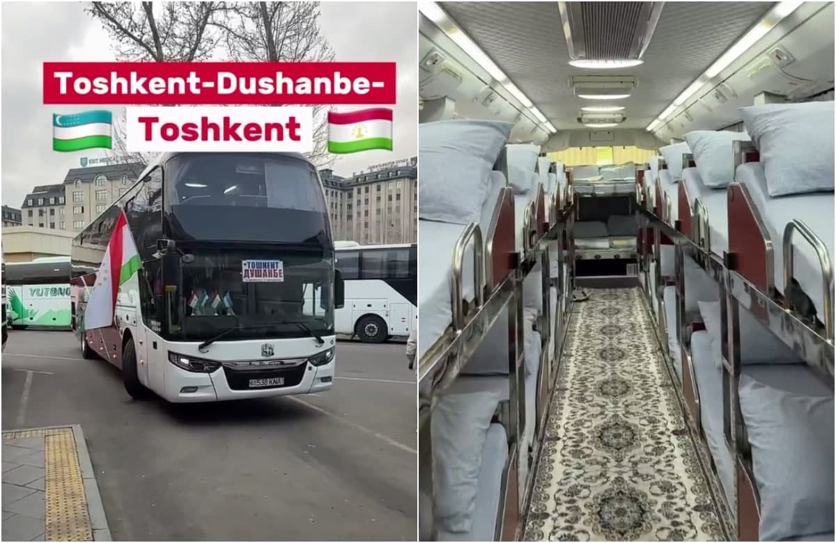 State-run international bus service begins operations on Tashkent – Dushanbe route