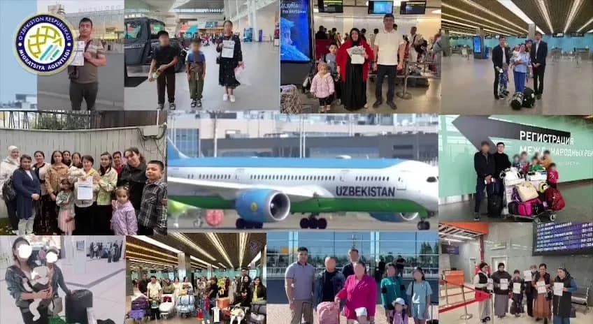 Rossiyada mushkul ahvolda qolgan 1366 nafar fuqaro O‘zbekistonga olib kelindi