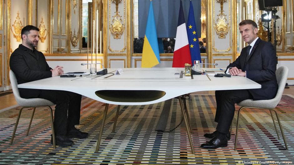 Zelenskiy va Makron Ukraina ittifoqchilari bilan tinchlik rejasini muhokama qildi