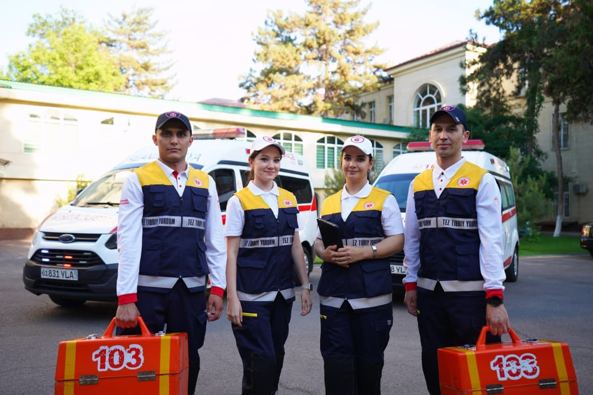 Emergency medical teams in Uzbekistan double in eight years as call volumes rise
