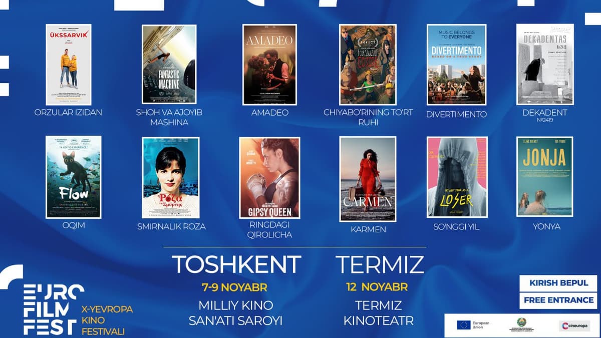 Европа иттифоқи Ўзбекистонда кинофестиваль ўтказади