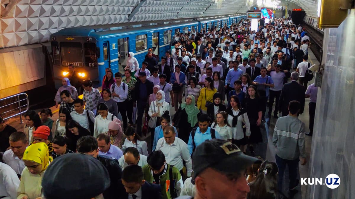 В ночь на 1 января поезда Ташкентского метро будут курсировать до 01:00