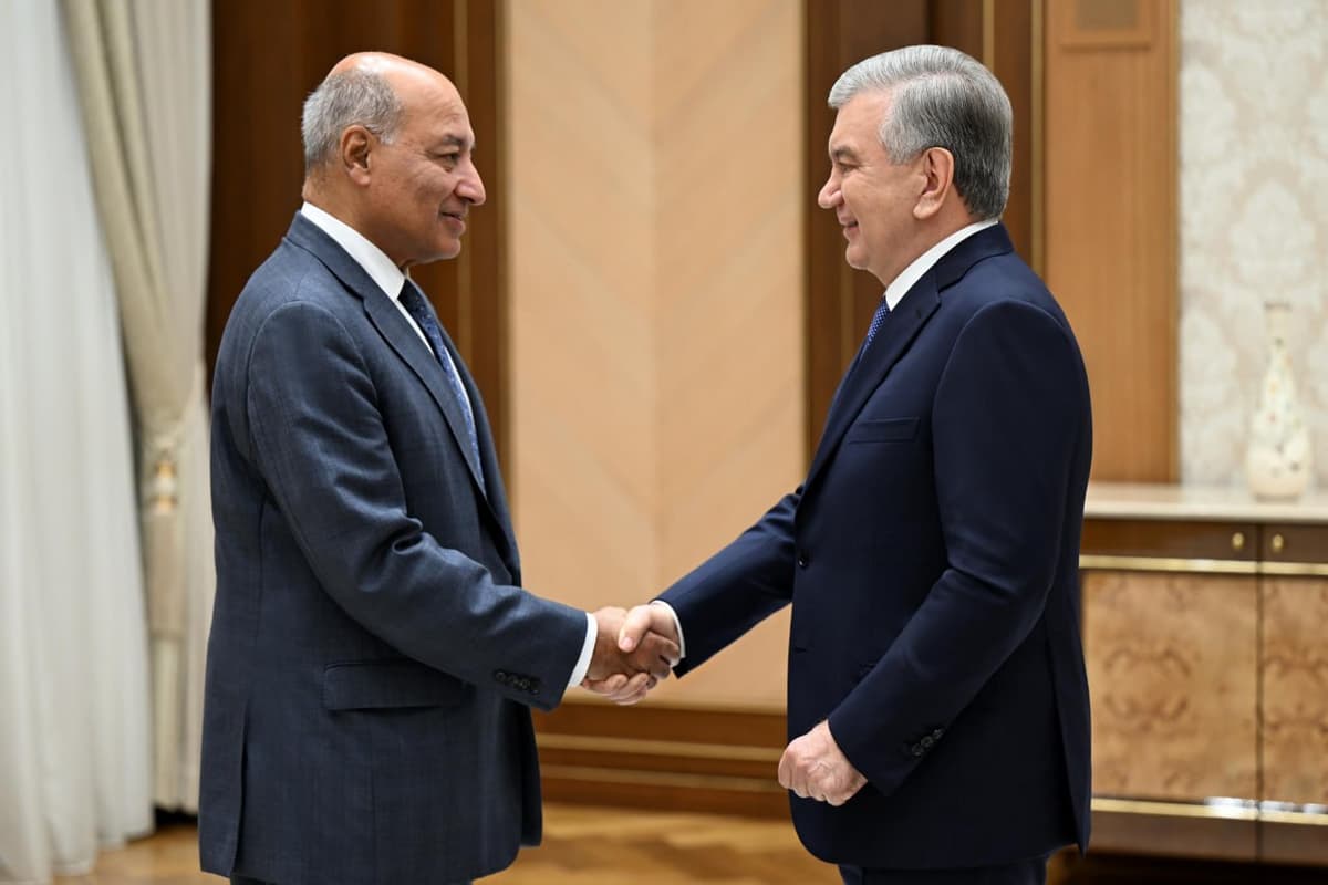 Shavkat Mirziyoyev Suma Chakrabartini qabul qildi