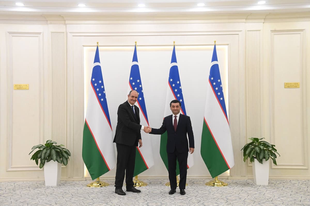 Foreign Minister Saidov meets newly appointed envoys of Italy and Belgium