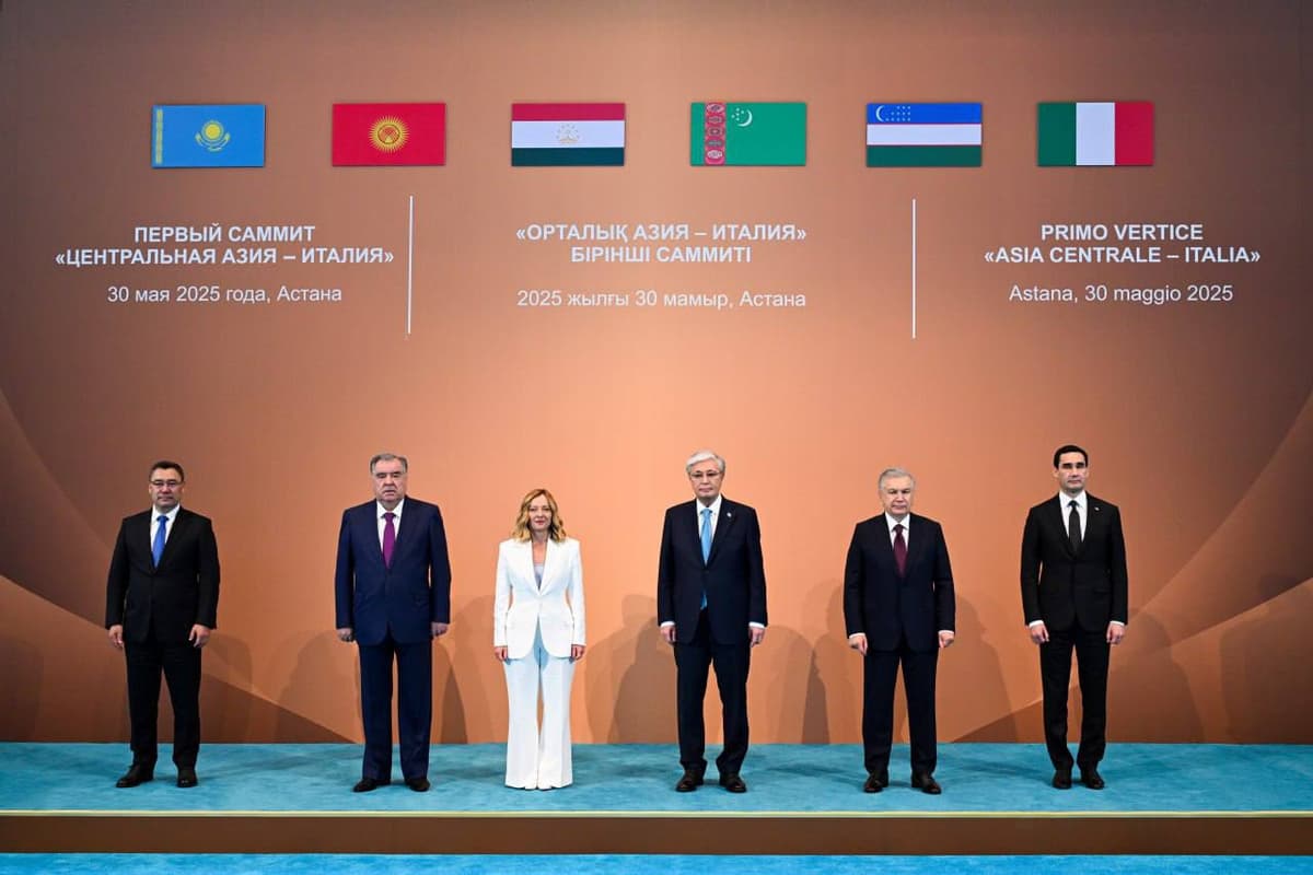 President Mirziyoyev calls for stronger Central Asia–Italy cooperation at Astana summit