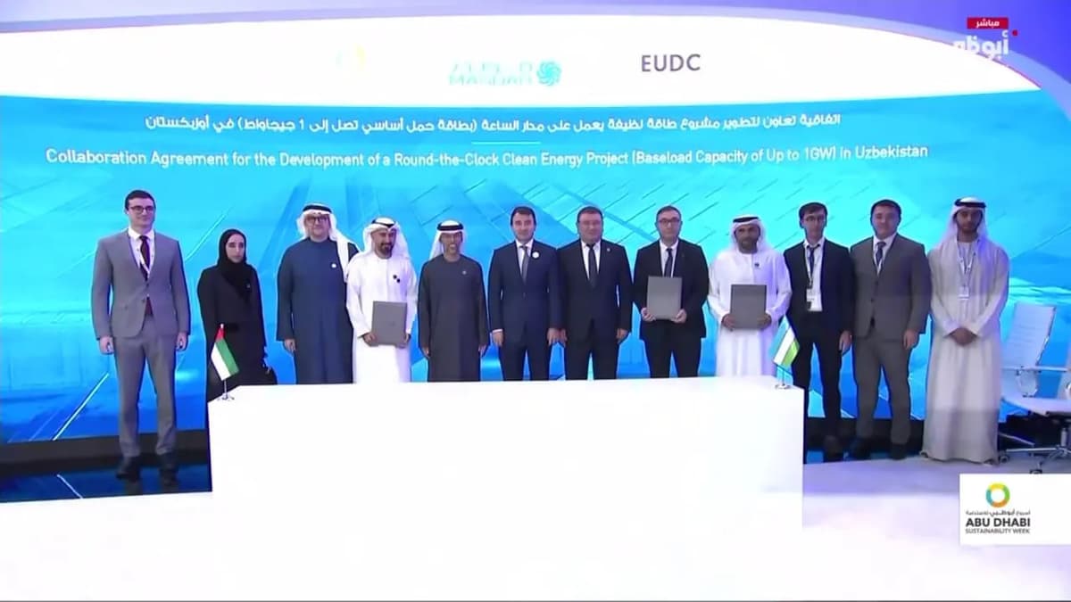 Masdar to develop 1 GW uninterrupted power project in Uzbekistan