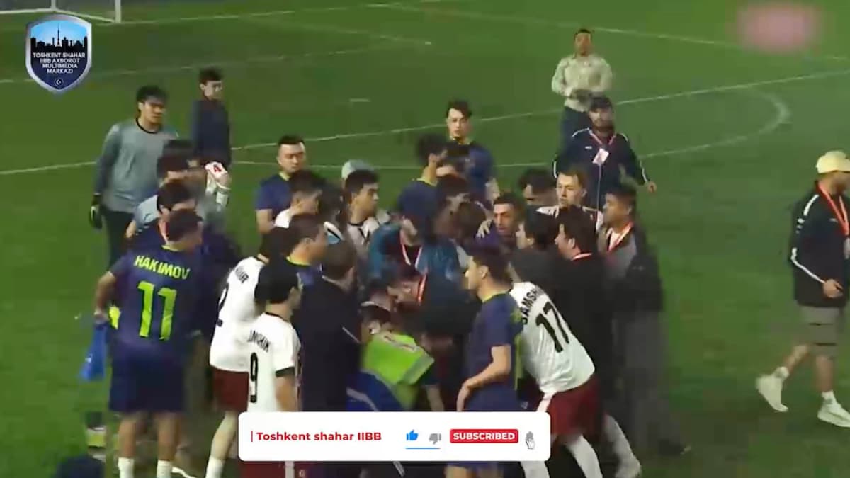 Mashhurlar ishtirokidagi futbol turnirida janjal uyushtirganlardan biri 10 sutkaga qamaldi