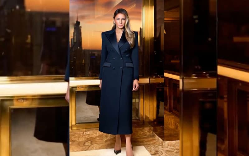 Melaniya Tramp o‘z dipfeykini taqdim qildi