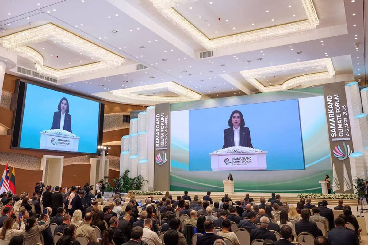Samarqandda Markaziy Osiyo Iqlim forumi o‘z ishini boshladi