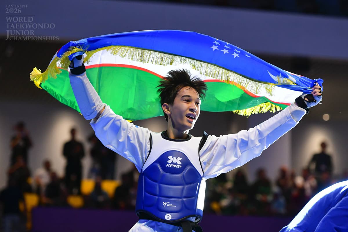 Таэквондочи Ёсинбек Одилов ёшлар ўртасида жаҳон чемпиони бўлди