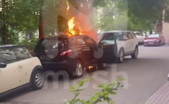 В центре Москвы взорвался автомобиль с ветеранами спецслужб
