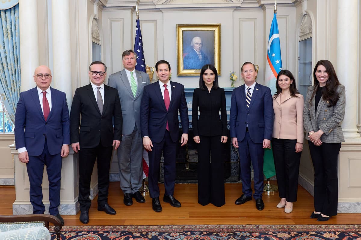 Saida Mirziyoyeva discusses investment cooperation with Marco Rubio in Washington