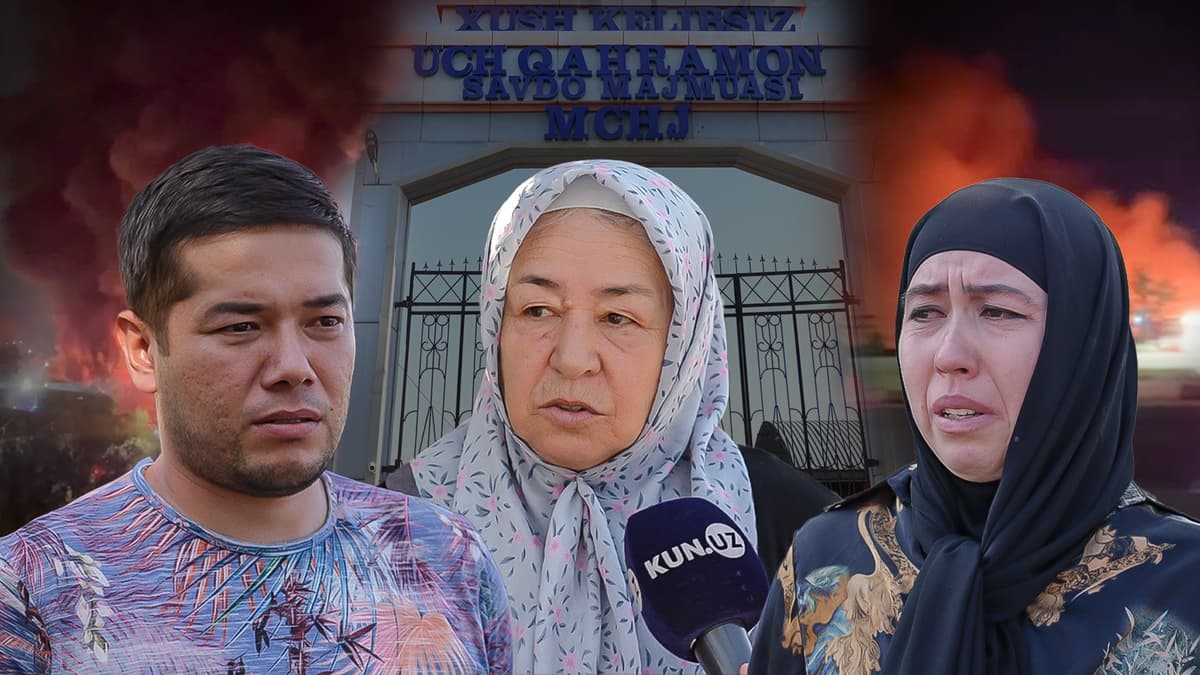 Кто возместит наш ущерб? Репортаж с рынка «Уч кахрамон» после пожара