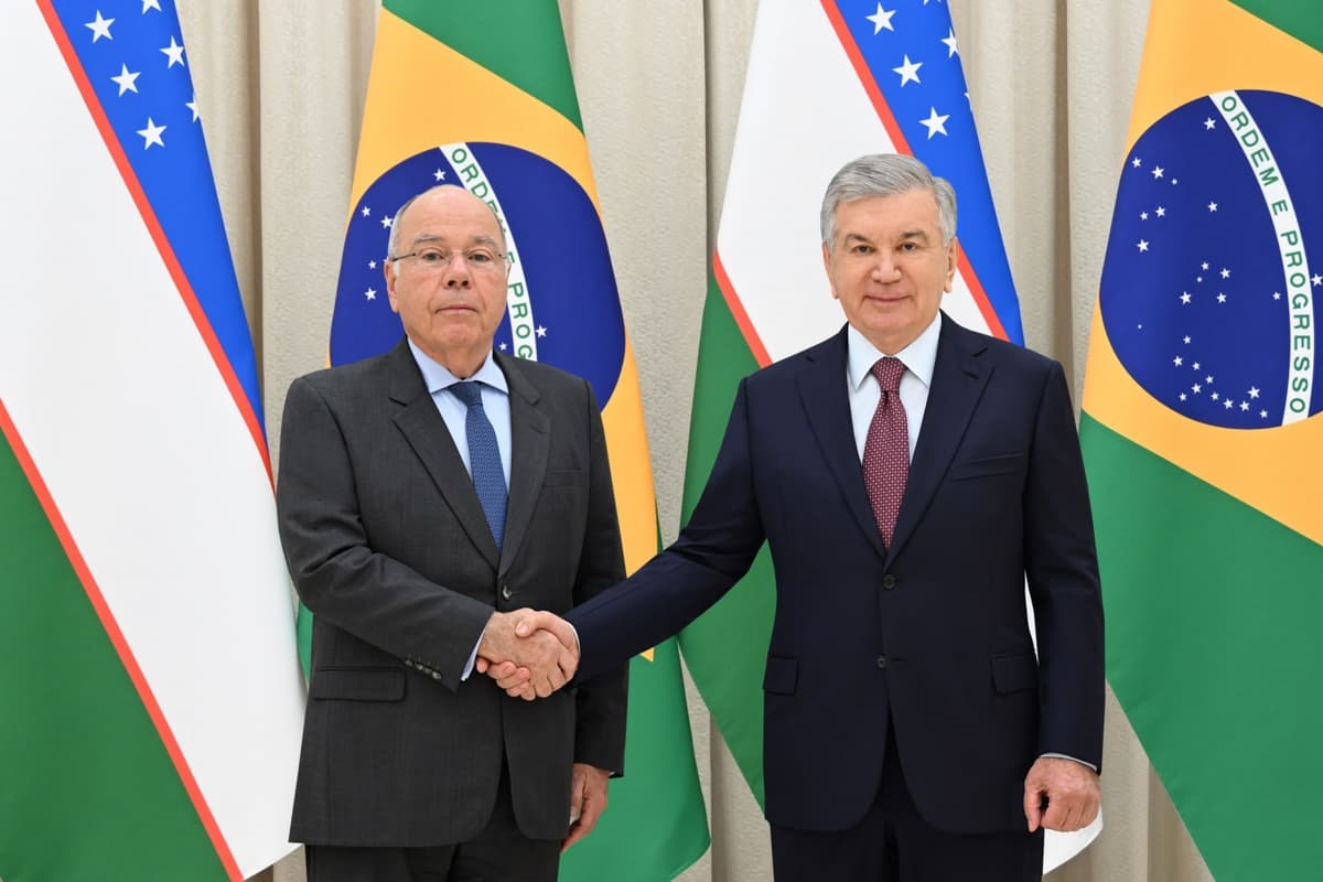 President Mirziyoyev receives Brazilian Foreign Minister to strengthen ties