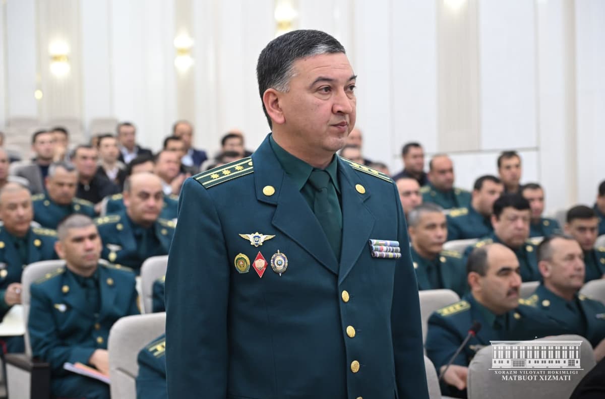 Хоразм вилояти ИИБга янги раҳбар тайинланди
