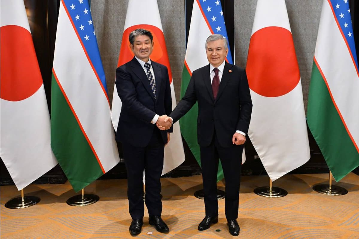 Shavkat Mirziyoyev Nara shahri merini qabul qildi