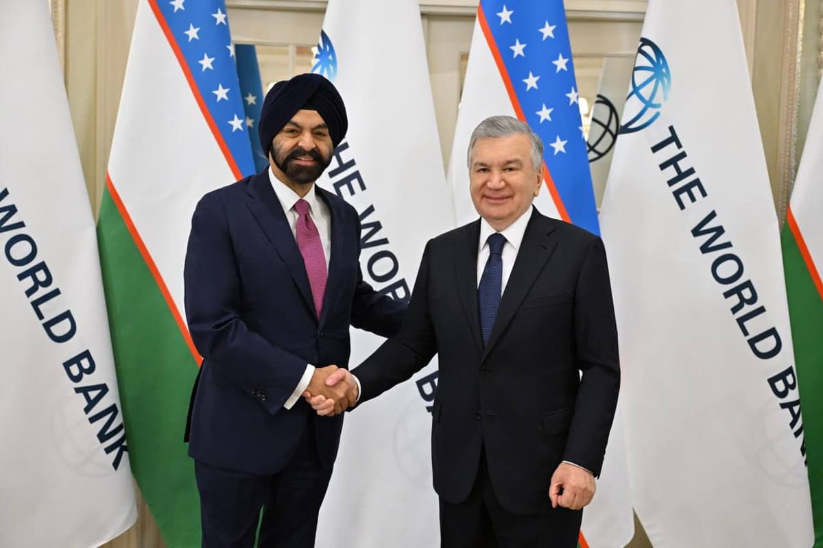 Shavkat Mirziyoyev holds talks with World Bank President and Citigroup Chairman