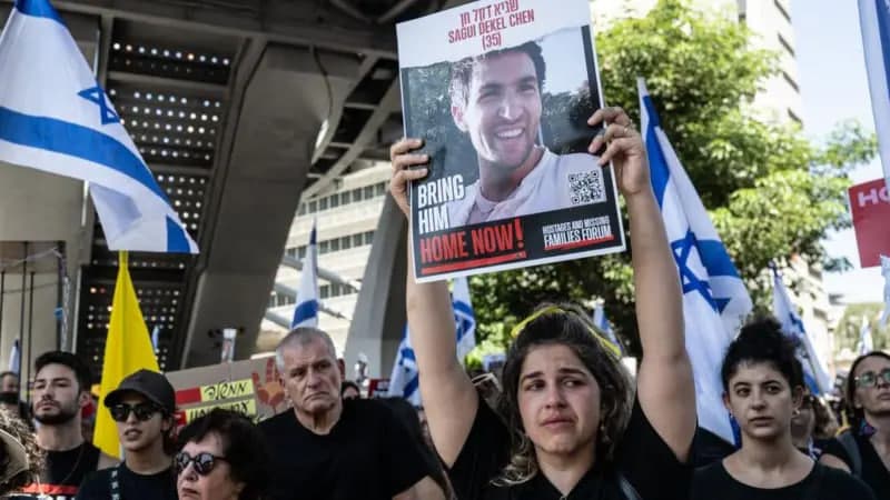 Isroilda garovga olinganlarning yaqinlari HAMAS bilan kelishuvni talab qilmoqda