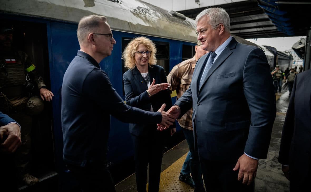 Polsha prezidenti Duda Kiyevga keldi