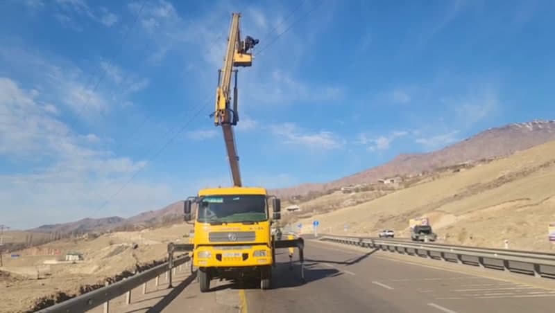 На перевале Камчик временно ограничено движение транспорта из-за ремонтных работ