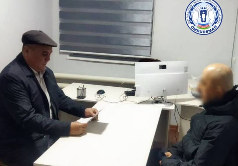 Prisoner in Tashkent region complains to Ombudsman of torture and unjustified disciplinary action