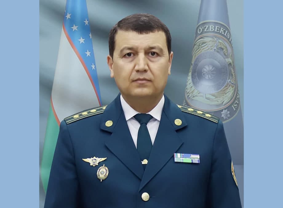 First Deputy Minister of Internal Affairs Shavkat Rahmonov dismissed
