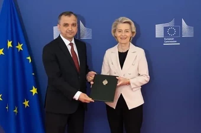 Uzbekistan’s ambassador presents credentials to European Commission President