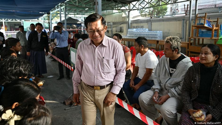 Myanmada harbiy xunta tashkil etgan saylovlar yakunlandi