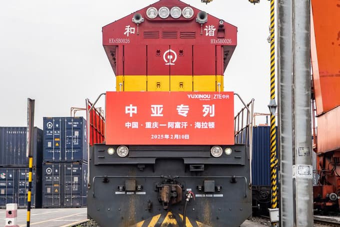 China launches new freight train route to Afghanistan