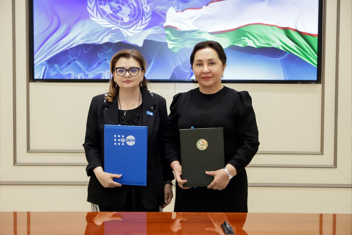 Senate of Uzbekistan signs cooperation program with UN Population Fund