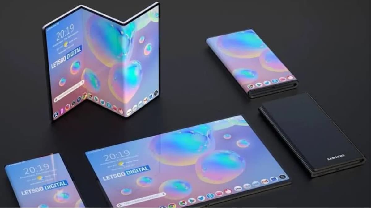 Samsung uchga buklanadigan smartfonni yozda chiqaradi
